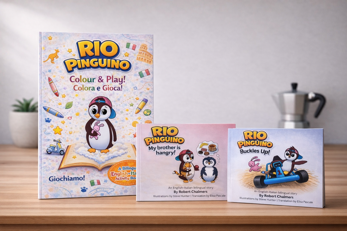 Rio Pinguino “Il Grande” Bundle (Books 1 & 2 + Activity Book)